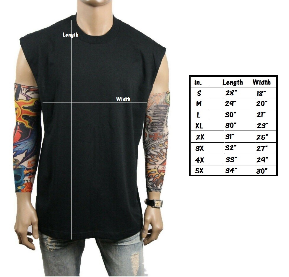 Mens HEAVY WEIGHT Crew neck Sleeveless Shirt Muscle Tank Fitness Gym Big & Tall gallery