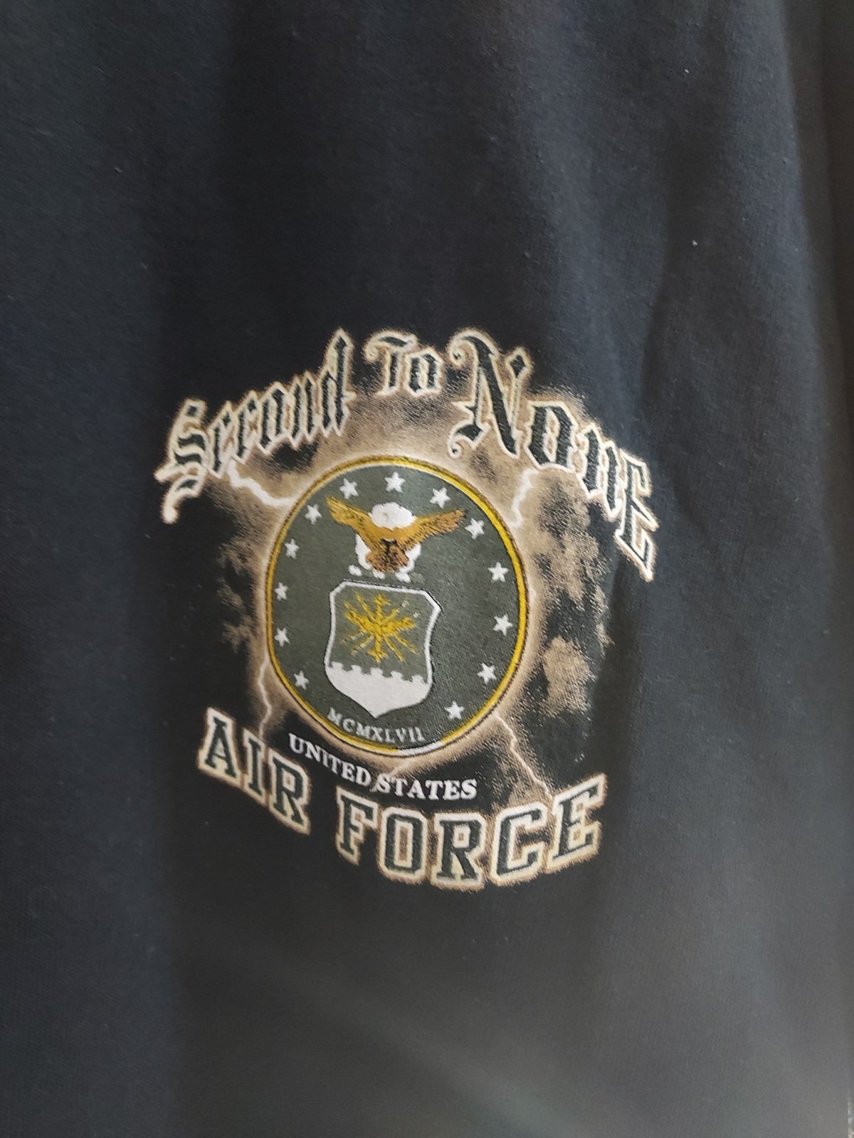 Air Force Second To None Graphic T-shirt Mens Sz 2xl NWOT - #155 gallery
