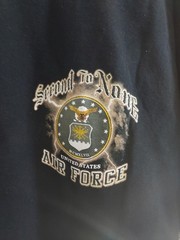 Air Force Second To None Graphic T-shirt Mens Sz Small NWOT – #155