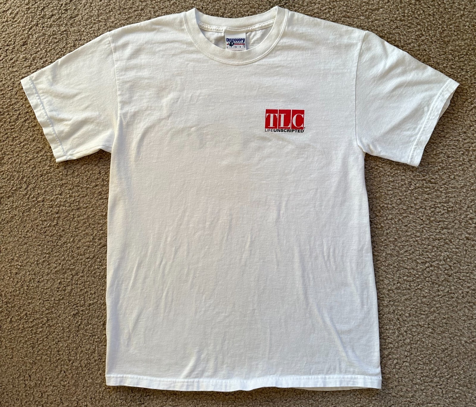 TLC Trading Spaces T Shirt Mens Medium TV Show Promo White Short Sleeve VTG Y2K gallery