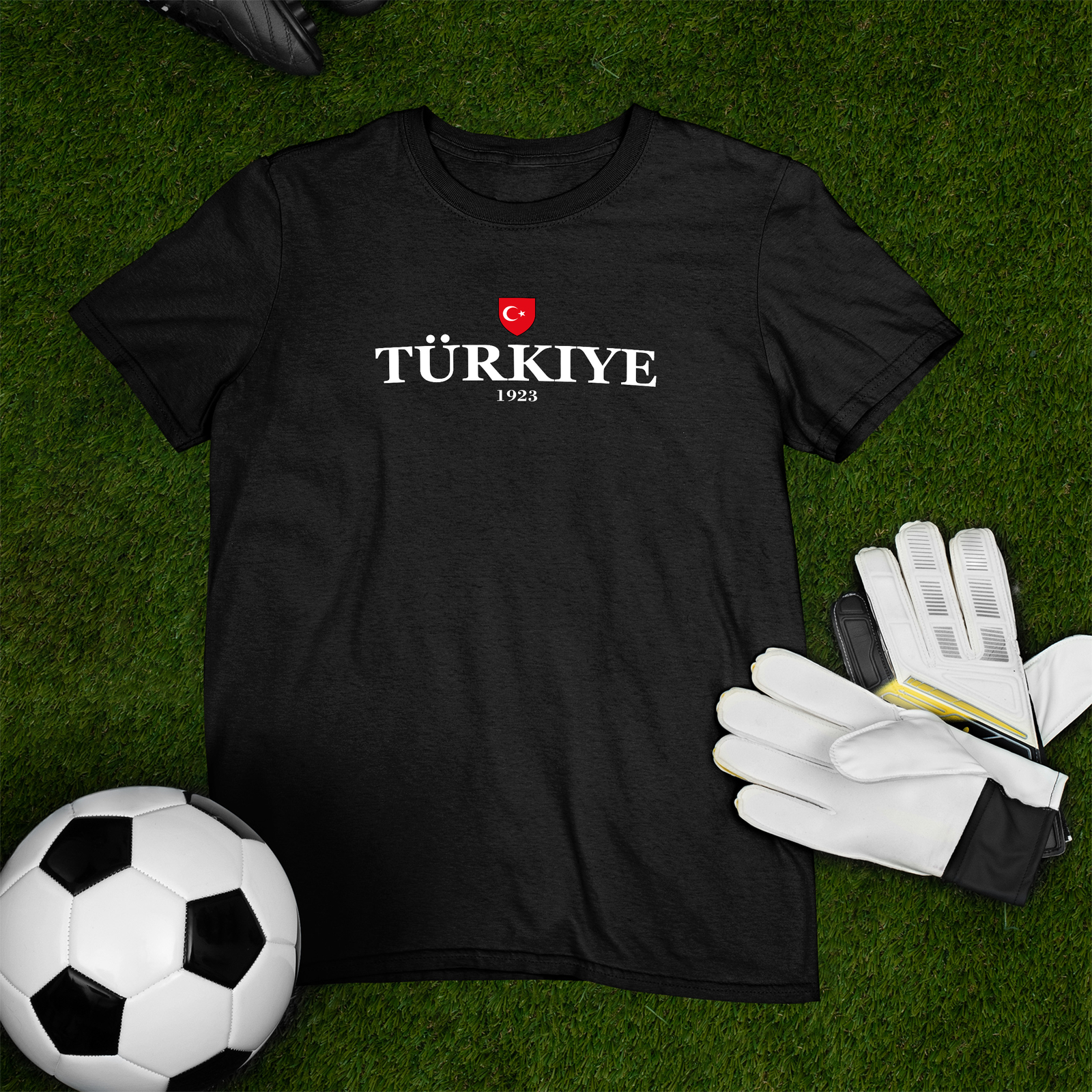 Turkiye 1923 T Shirt For Men shirt Football Sports Event Him European Vintage... gallery