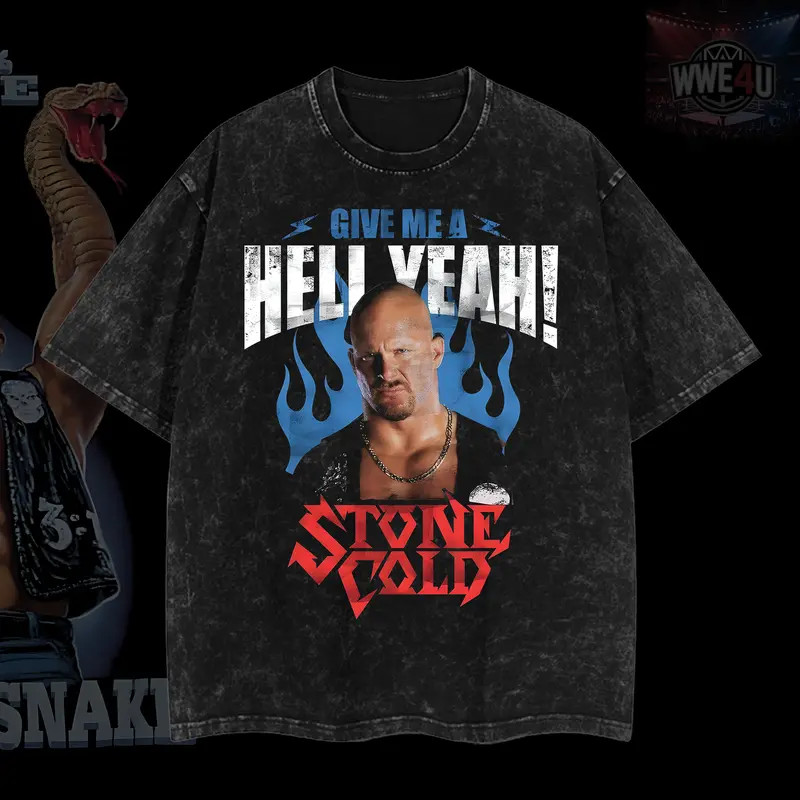 WWE Stone Cold Steve Austin T-Shirt 100% Premium Cotton S-3XL American-Mad gallery