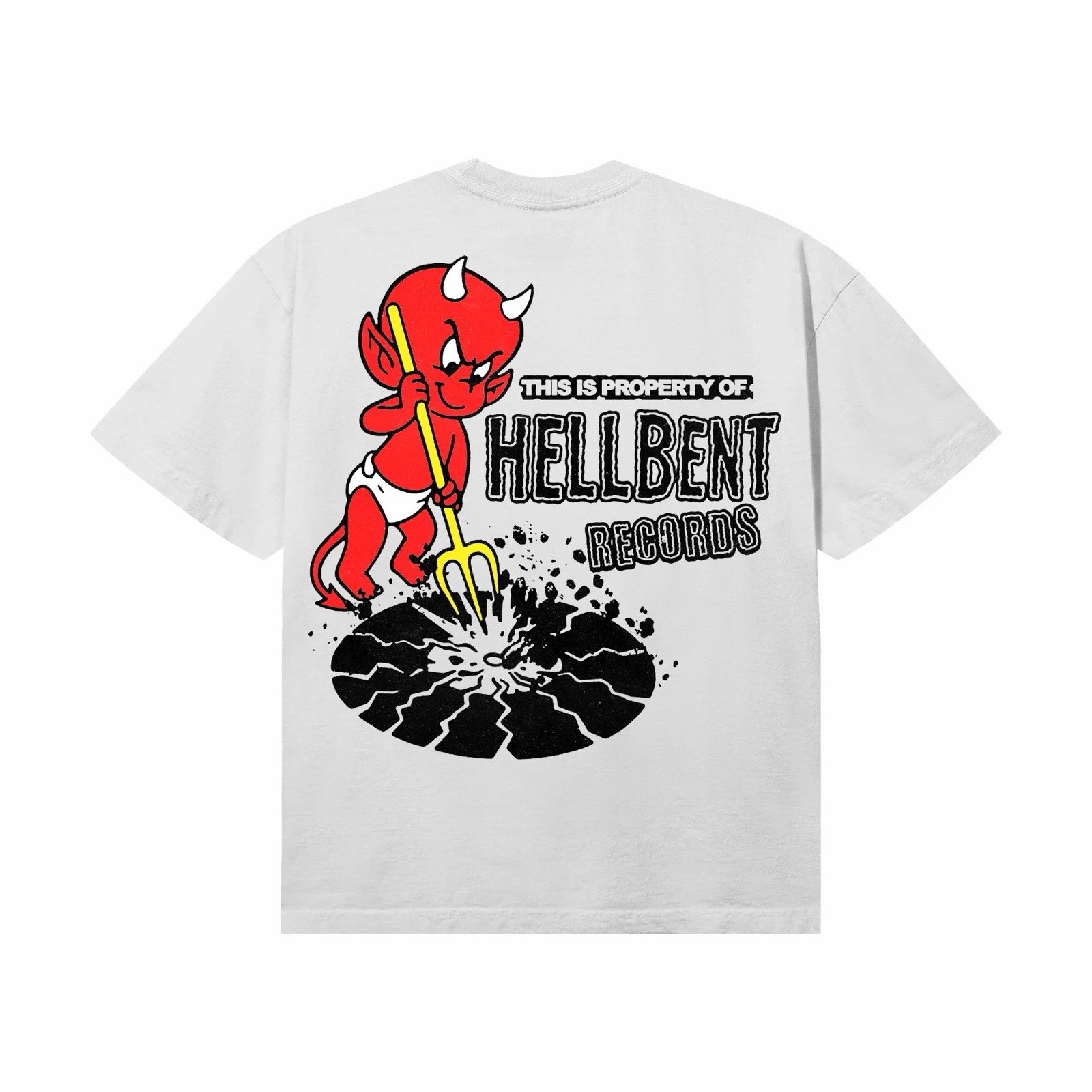 Hellbent Cloonee Men’s Record Breaker Tee Shirt White Size XL New Sealed gallery