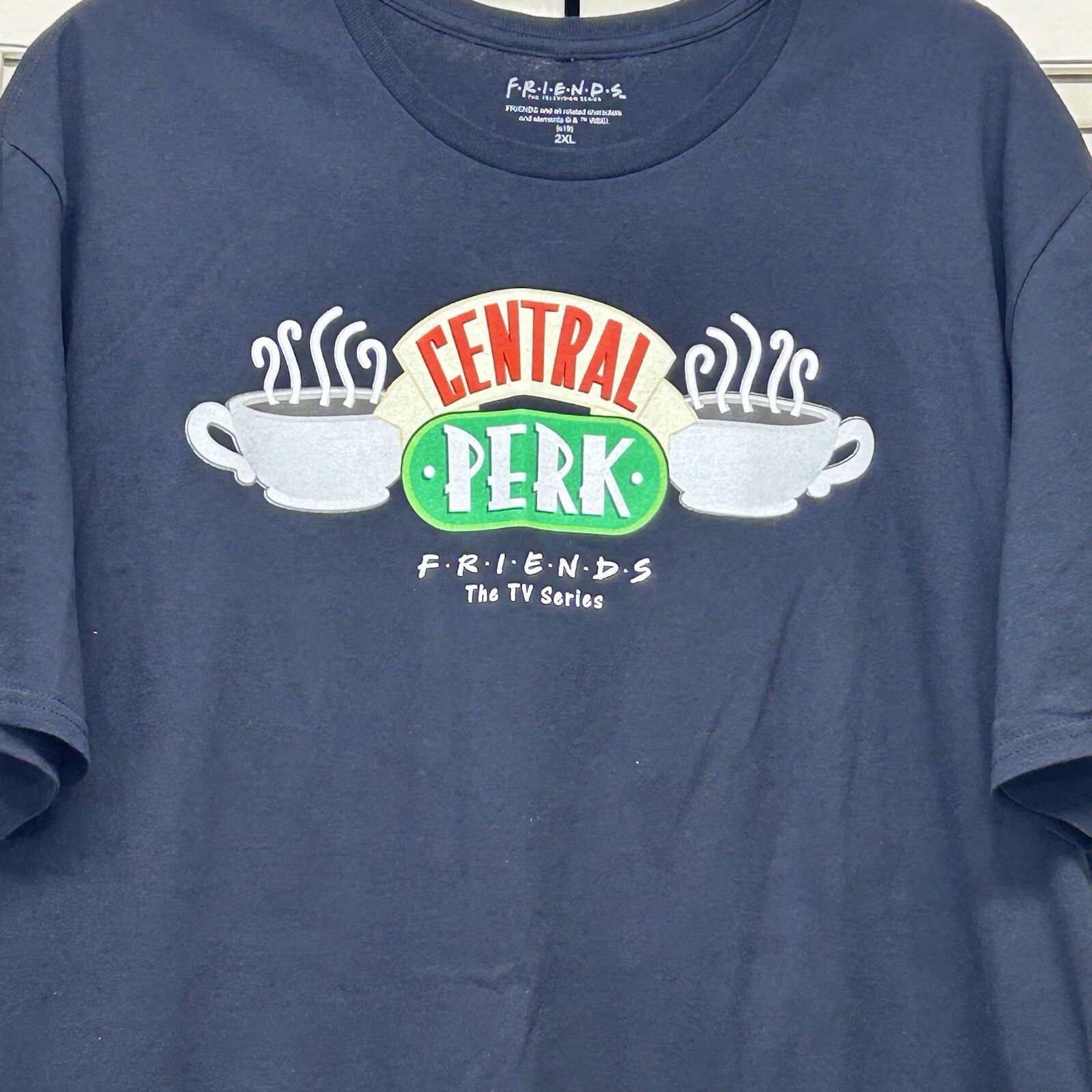 Friends T-shirts Lot of 2 Short Sleeves Size 2XL Friends Graphic 100% Cotton gallery