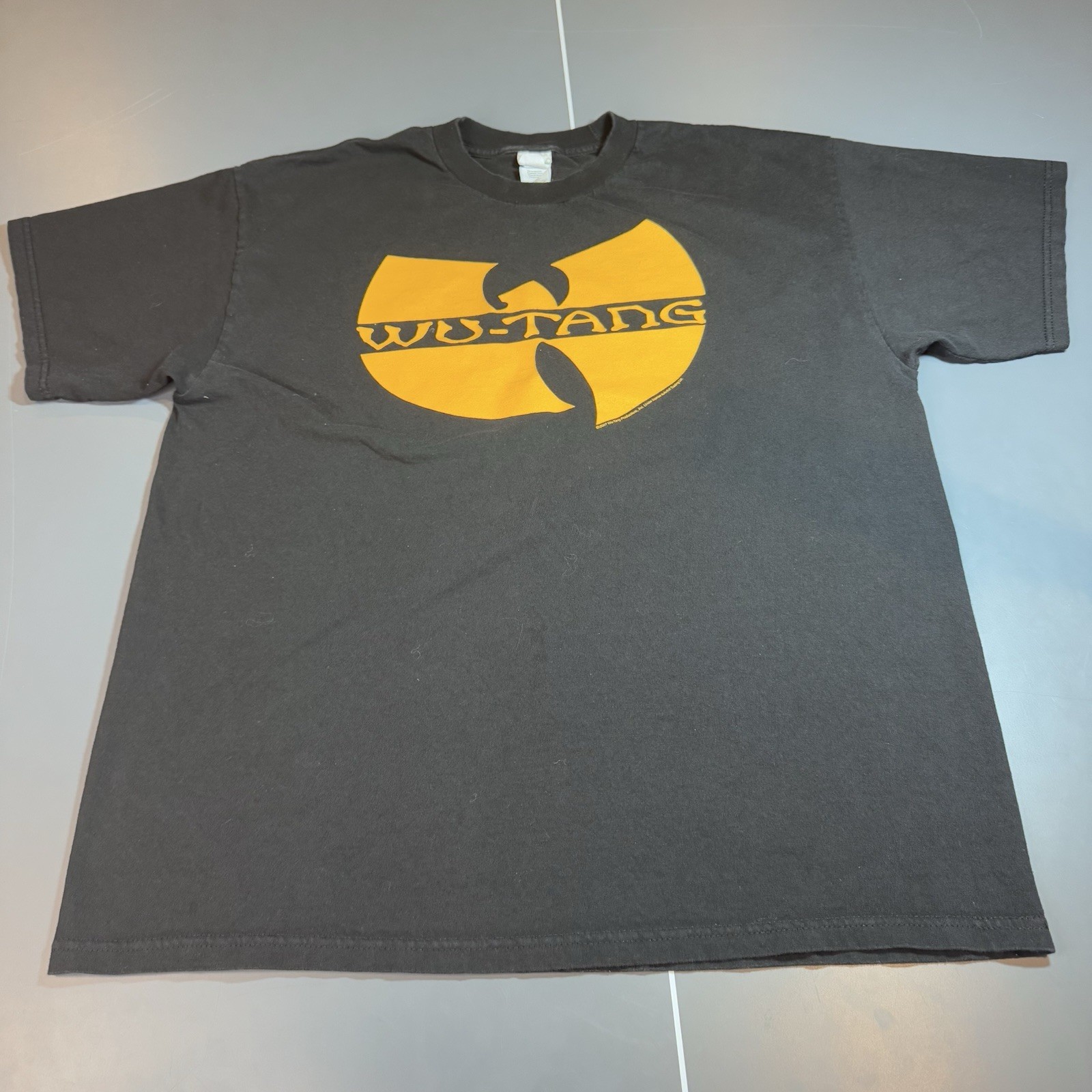 2007 Y2K Wu-Tang Clan T-Shirt Wutang Logo W Black Hip Hop Rap Size XL