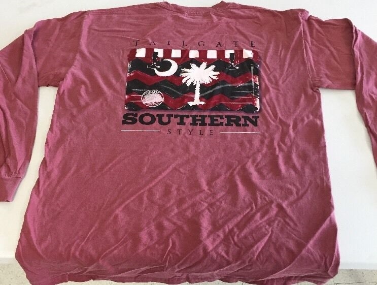 Live Oak Brand Comfort Colors Long Sleeve Tshirt Tailgate Southern Style SMALL gallery