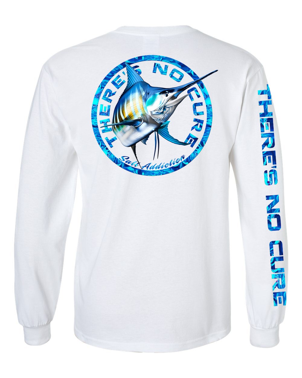 Salt Addiction Striped marlin Fishing Long Sleeve T Shirt Cotton apparel gallery