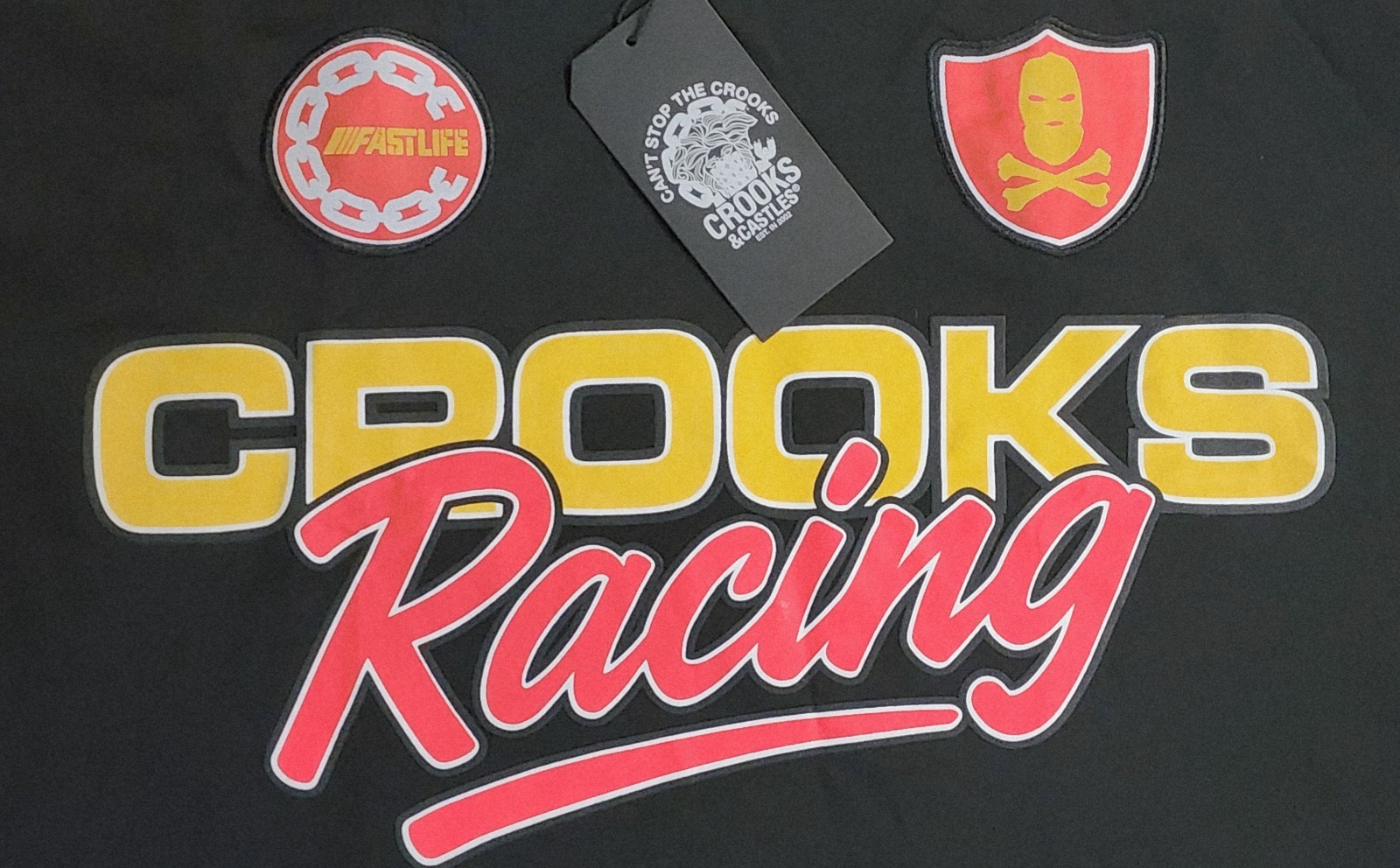 Crooks & Castles T-Shirt Men's Sz XL Crooks Racing Second To None Team Tee gallery