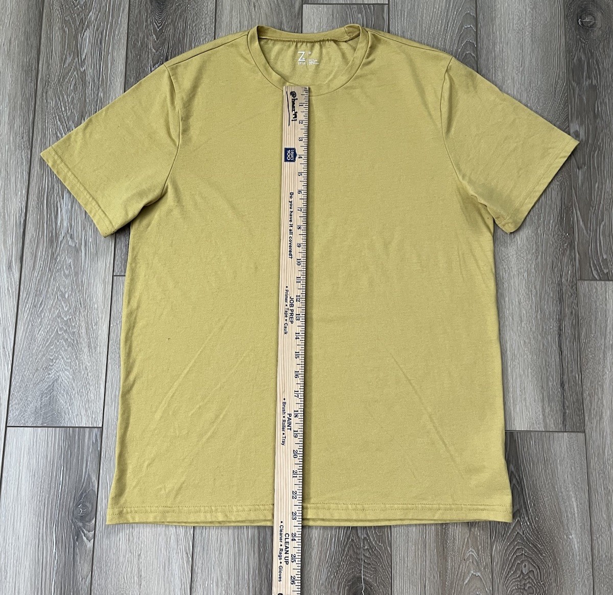 Z By Zella Yellow Crewneck Short Sleeve Tee Mens Sz Medium Polyester Blend gallery