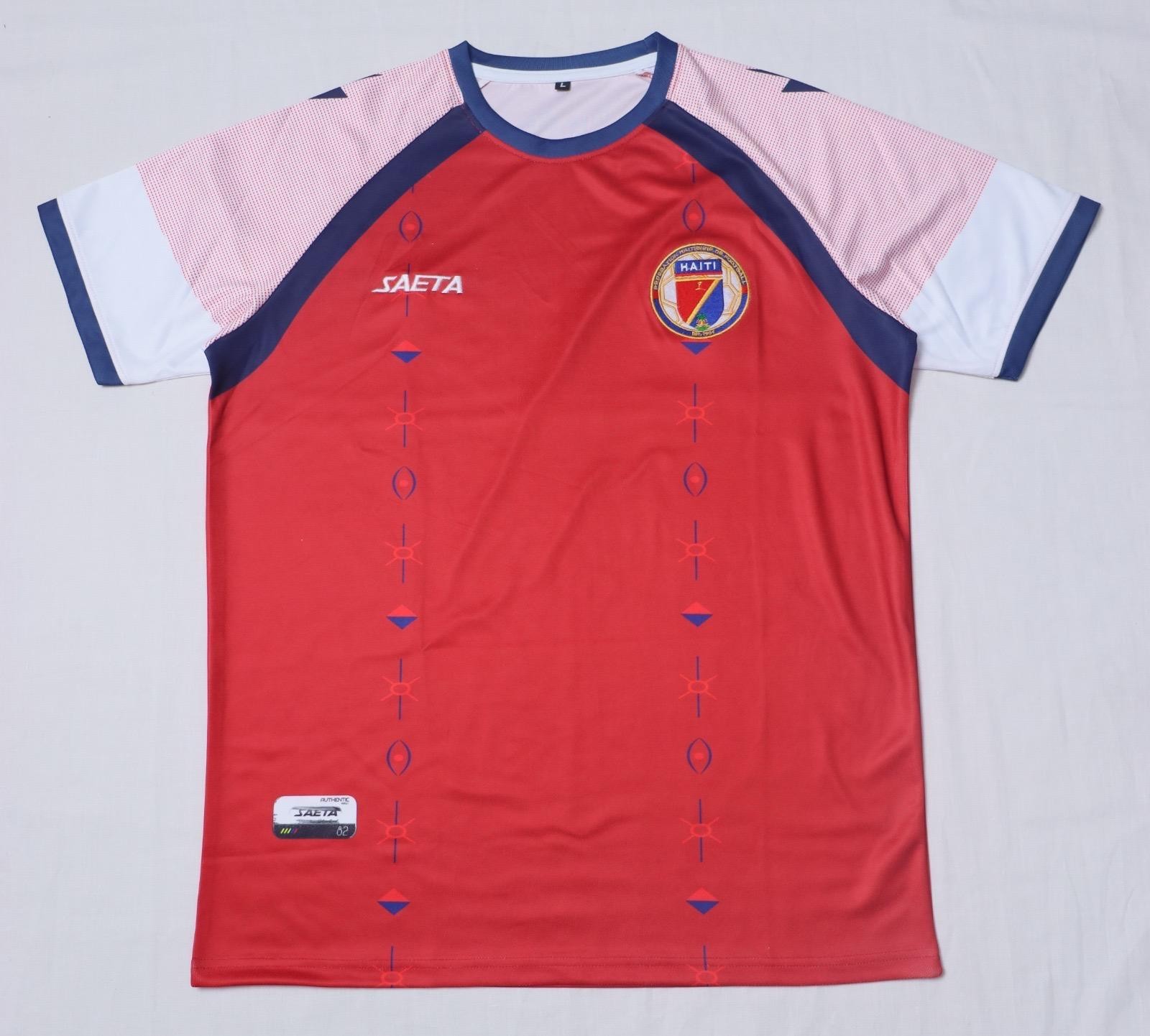 Haiti World Cup 2026 Soccer Jersey Custom Name Number Mesh V-Neck T-Shirt gallery