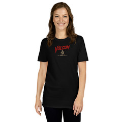 Volcom Gothic Saint Nun Rifle Graphic T Shirt Streetwear Skater Punk Tee