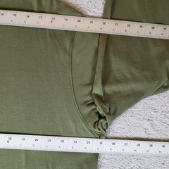 Left Coast Tee Men’s XXL Long Sleeve Pima Cotton Olive Green Luxury Basic Peru