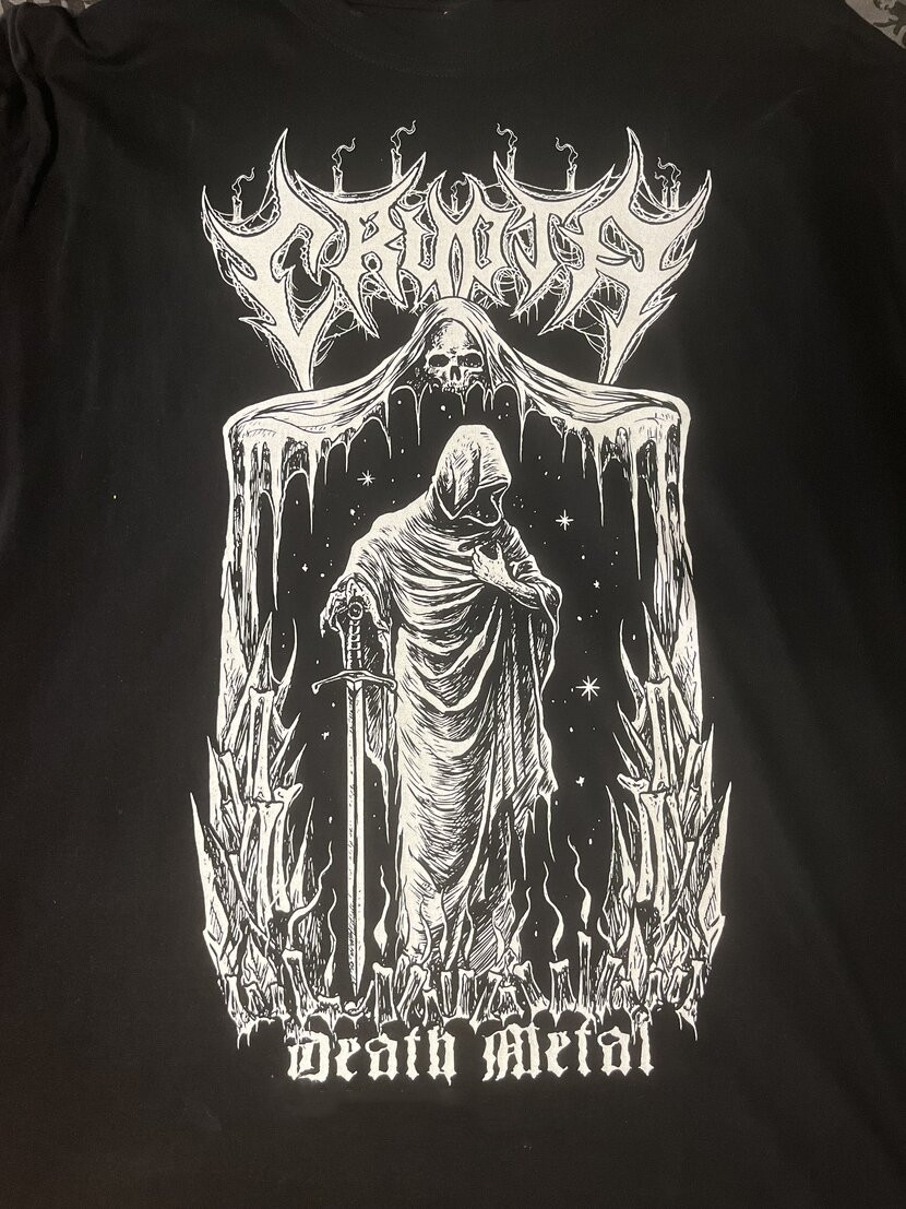 Crypta Band Music For Lovers Black T-Shirt Cotton Full Size