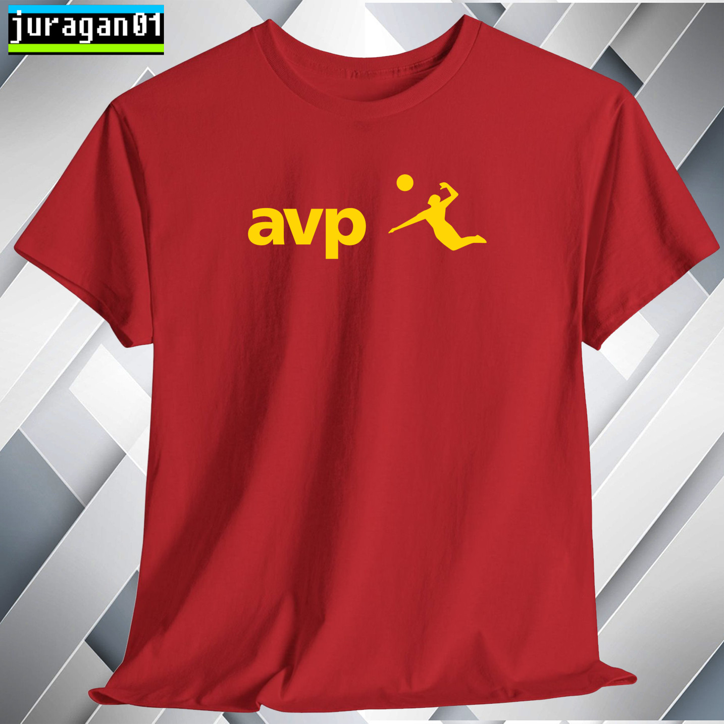 AVP Beach Volleyball Shirt Black Navy White Grey Red Orange Choco Size S to 5XL gallery