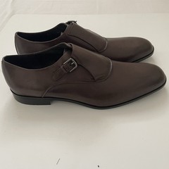 Donald J Pliner Men Sergio-TK Monk Strap Shoes 15M Expresso Brown Italian New