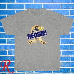 Reggie Bar Logo Black/Grey/Navy Size S-5XL Unisex T-Shirt