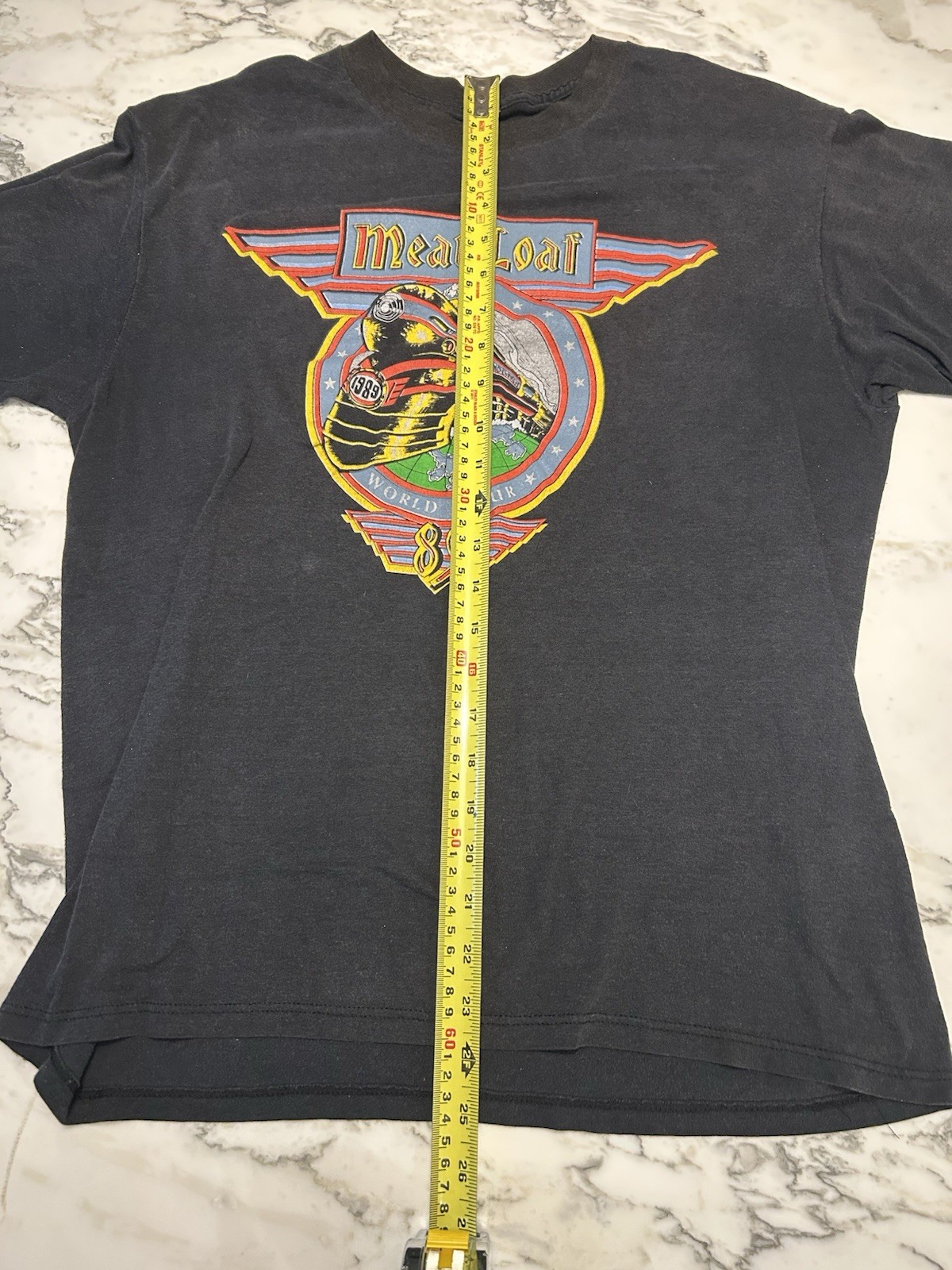Vintage Meat Loaf Neverland Express World Tour 1989 shirt S/M gallery
