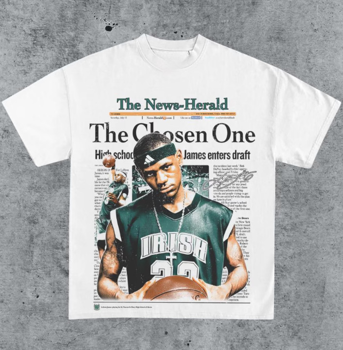 Vintage 90s 2002 Lebron James “The Chosen One” Shirt