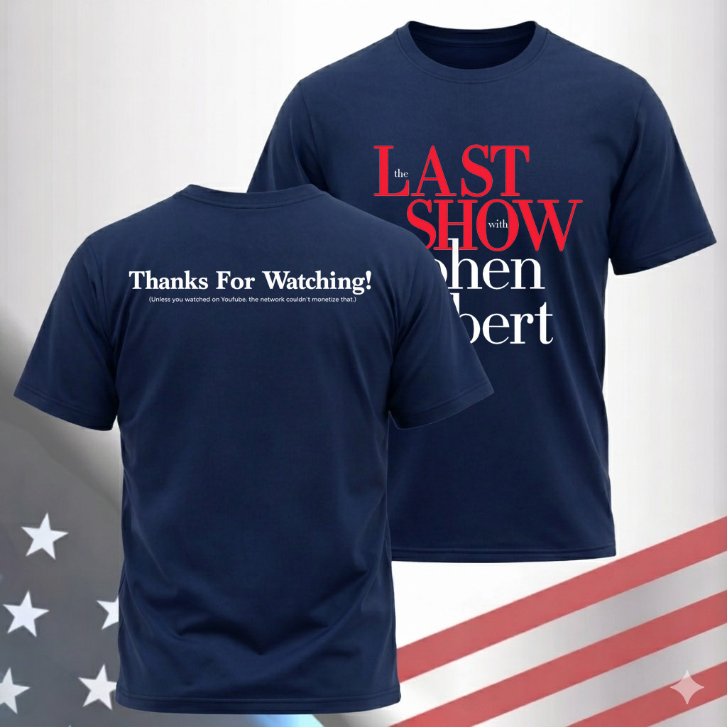 Thanks for Watching TV Show 2026 T-shirt, Late Night Comedy Cotton T-Shirt gallery