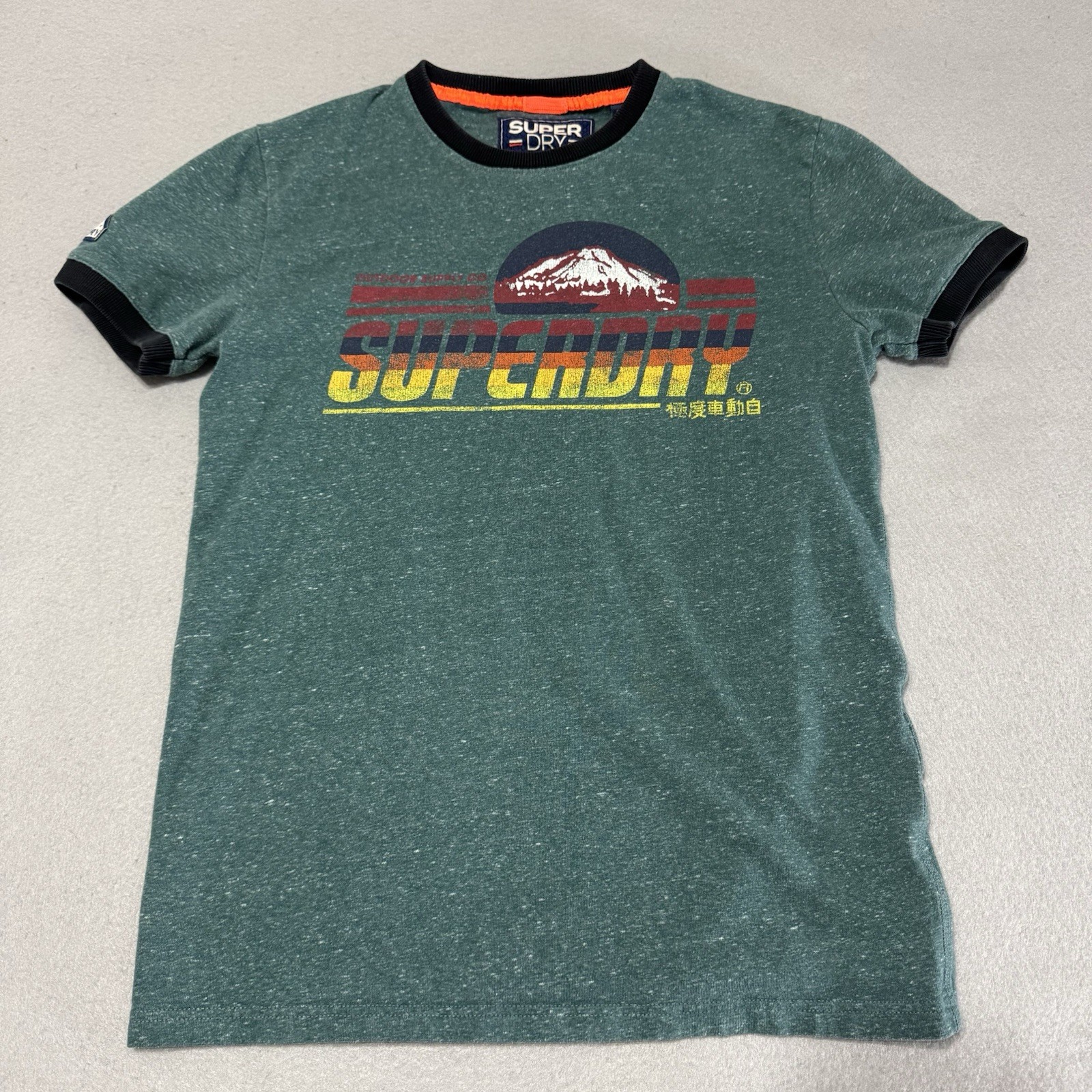 Superdry Ringer T Shirt Small Short Sleeve Japan Mountain Outdoor Colorful gallery