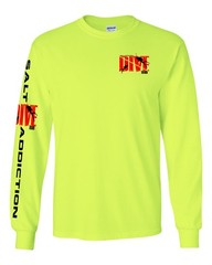 Salt Addiction diving T Shirt dive flag Cotton long sleeve men’s apparel