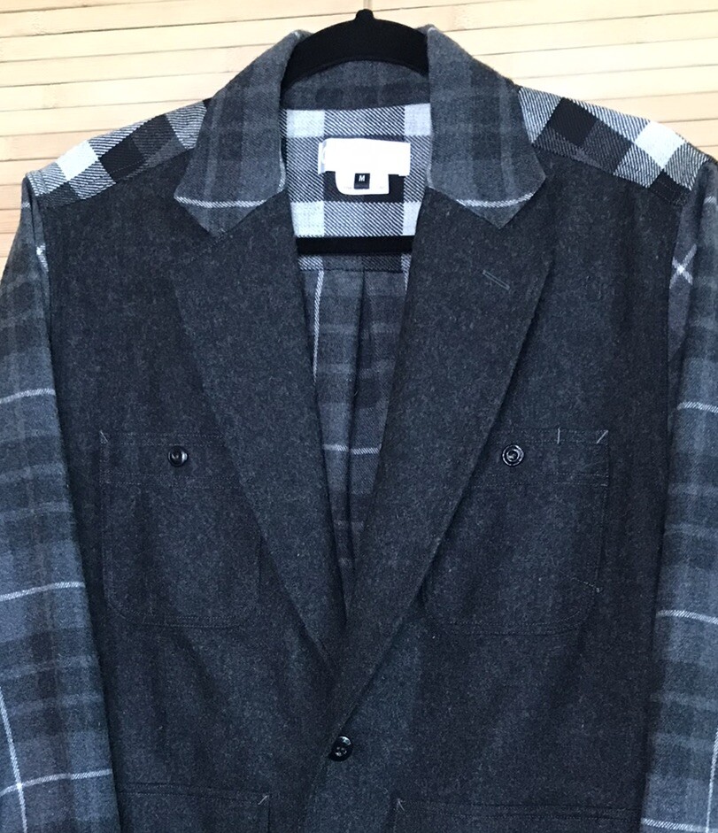 Comme Des Garçons Ganryu 2014 Fall/Winter Shirt Wool Rare Flannel Sz M Japan gallery