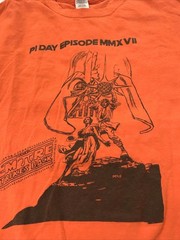 Sz L Men’s Tee Empire Strikes Back 2017 Shirt Roman Numerals PI DAY Episode