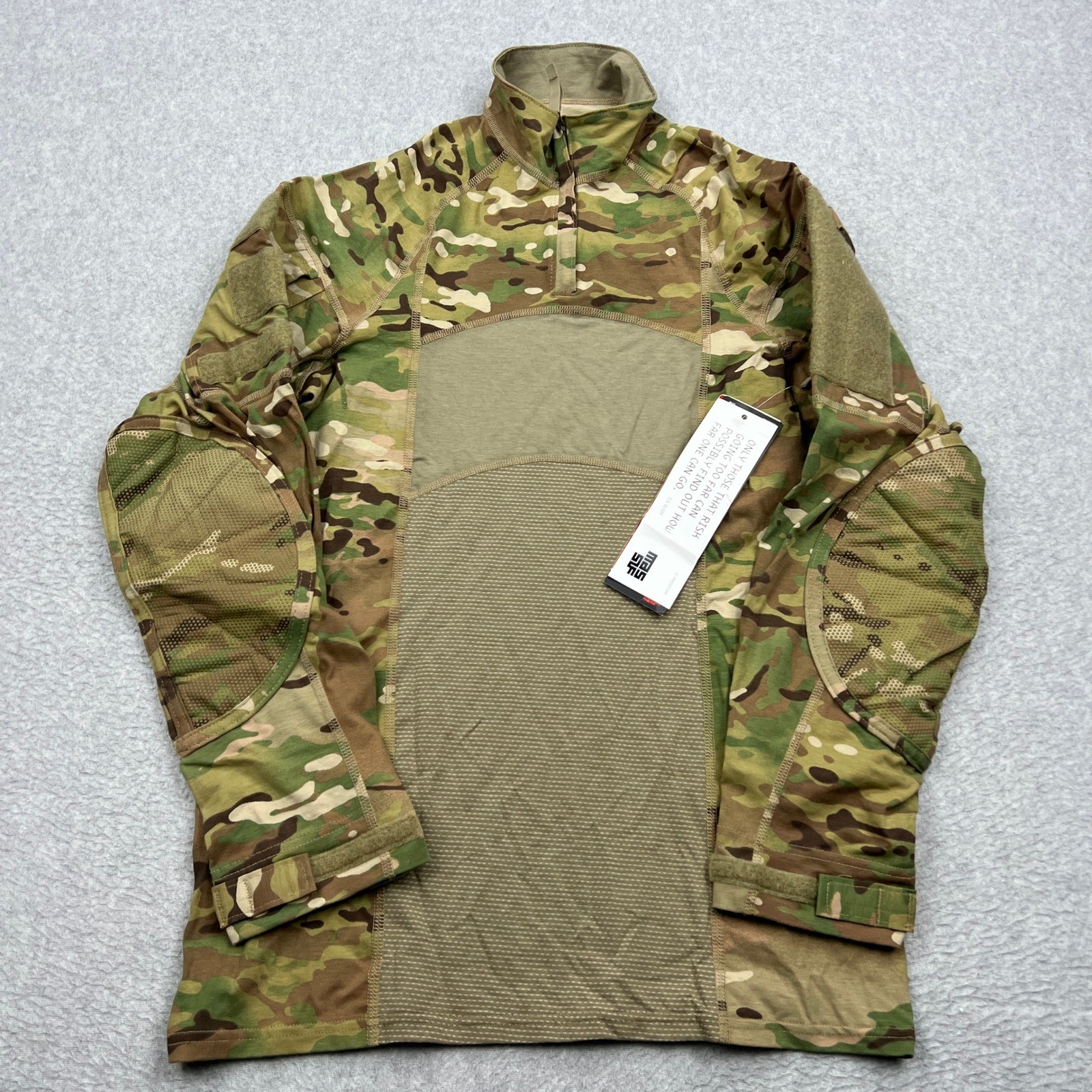 NEW Massif Army Combat Shirt Mens Medium OCP Multicam Flame Resistant 1/4 Zip FR gallery