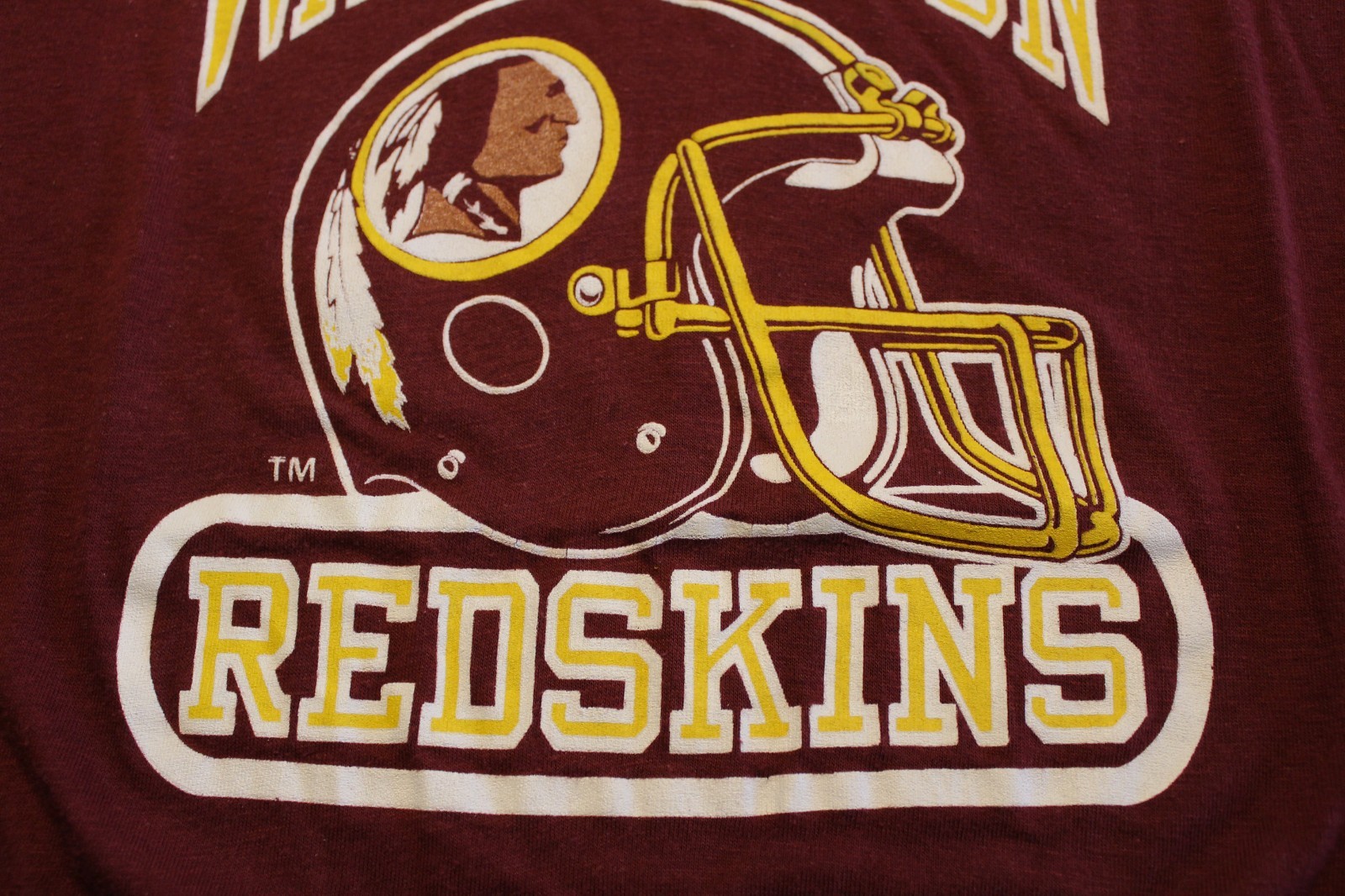 Vintage NFL Washington Redskins T-Shirt by Stedman Made In USA Small (34-36) gallery