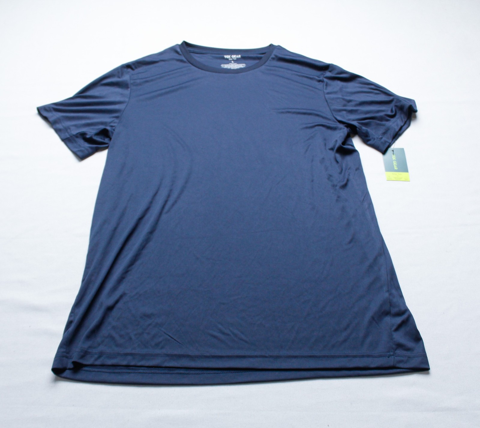 Tek Gear Men's Short Sleeve Crewneck Dry Tek T-Shirt MS7 Dark Blue Large NWT gallery