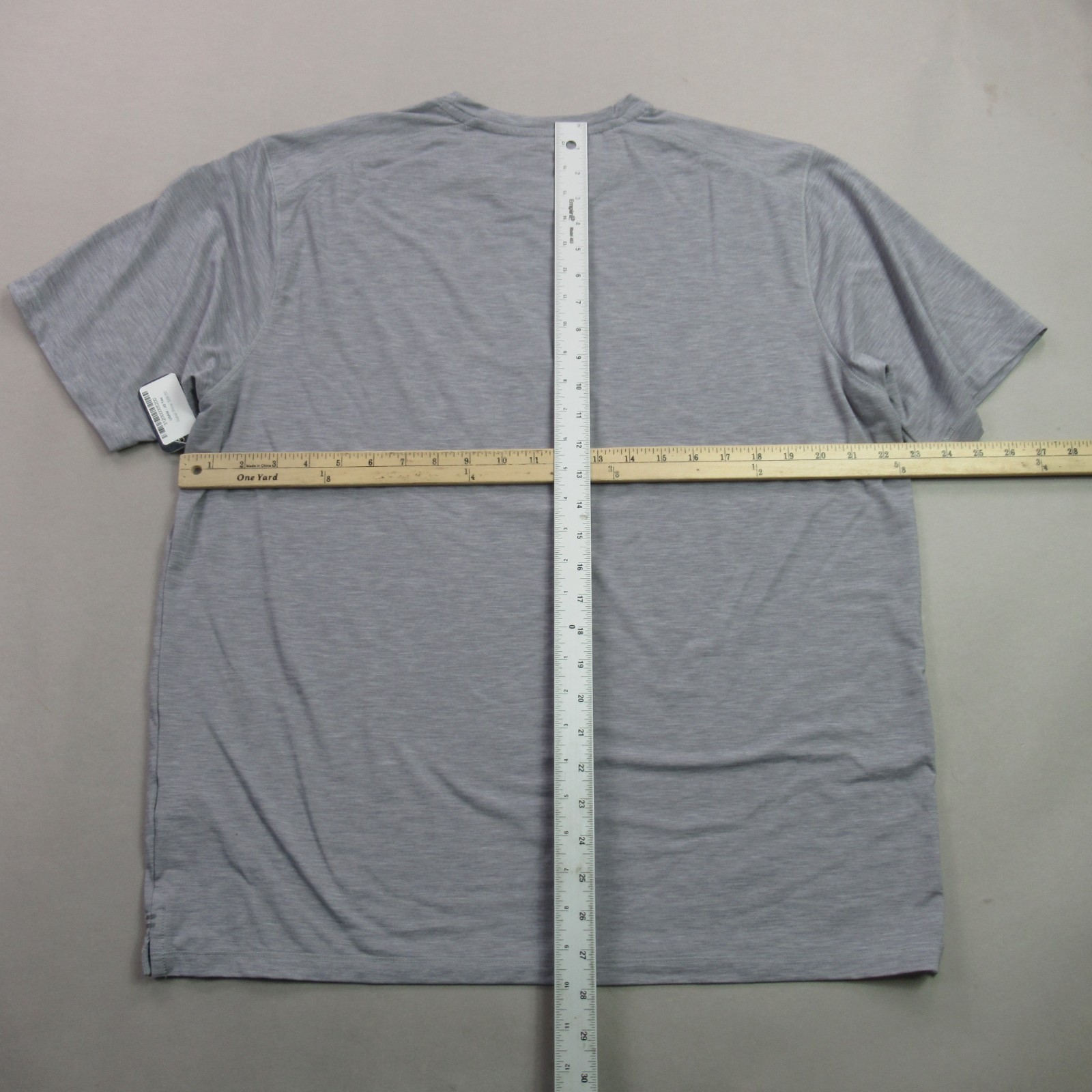 Johnnie-O Shirt Mens XL Short Sleeve Crew Neck Outdoors Lightweight Casual Gray gallery