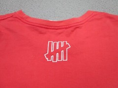 Undefeated Shirt Mens Medium Orange Salmon UACTP UND Casual Adult tee