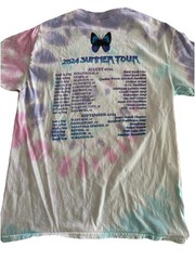 “YES” Band 2024Summer Tour Authentic Concert Merch Tye-Dye T-shirt Psychedelic