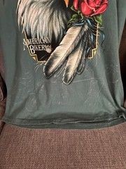 VINTAGE AMERICAN BIKER 90s EAGLE DAYTONA BEACH t shirt USA CMJ