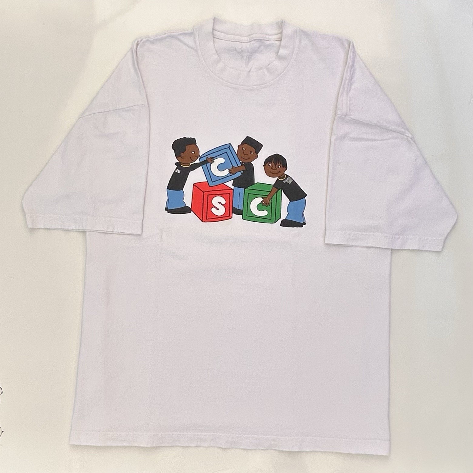 Crenshaw Skate Club Cartoon Skateboarding Skater Graphic T Shirt Size Men’s 2XL