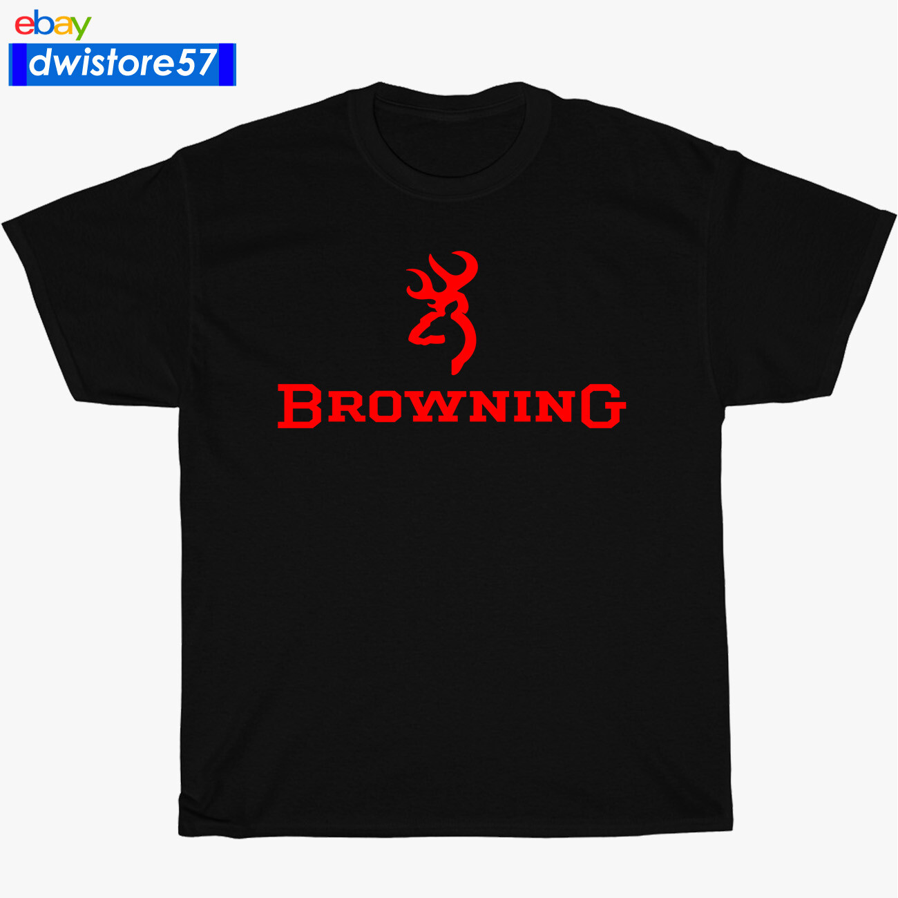 New Shirt Browning Firearms Compa Logo Black/Navy/White/Grey Men's T-Shirt S-5XL gallery