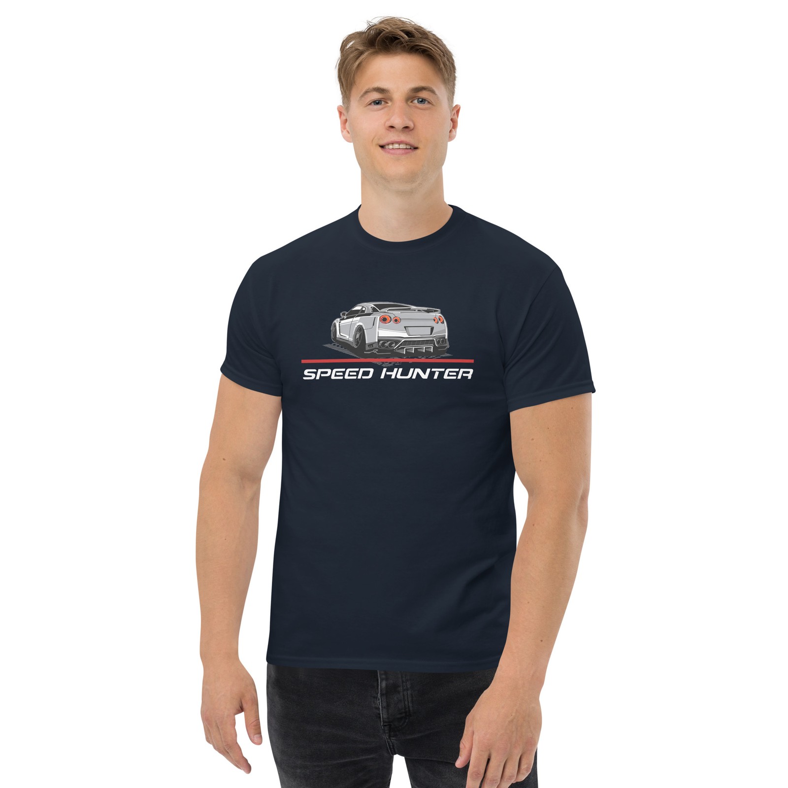 Speed Hunter GT-R Extreme Widebody Twin Turbo AWD Graphic Tee T-Shirt Gift gallery