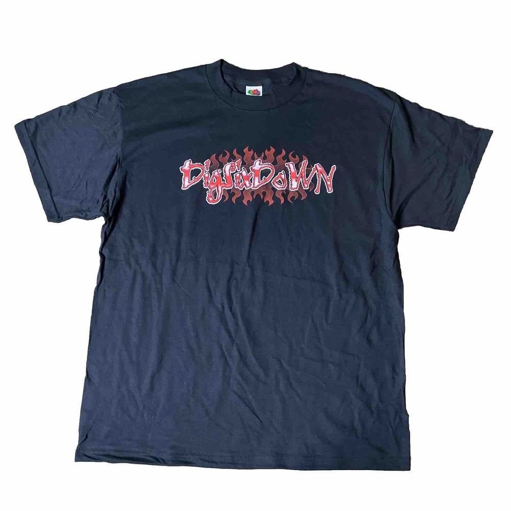 Vintage 2000s Dig Six Down Tour Tee Bound By Design Tattoo Underground Nu Metal