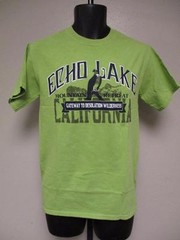 New-Echo Lake California Mountain Retreat Adult Mens Sizes S-M-L-XL-2XL Shirt