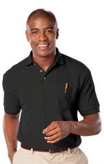 Blue Generation BG7206 Adult Superblend Short Sleeve Pocketed Polo