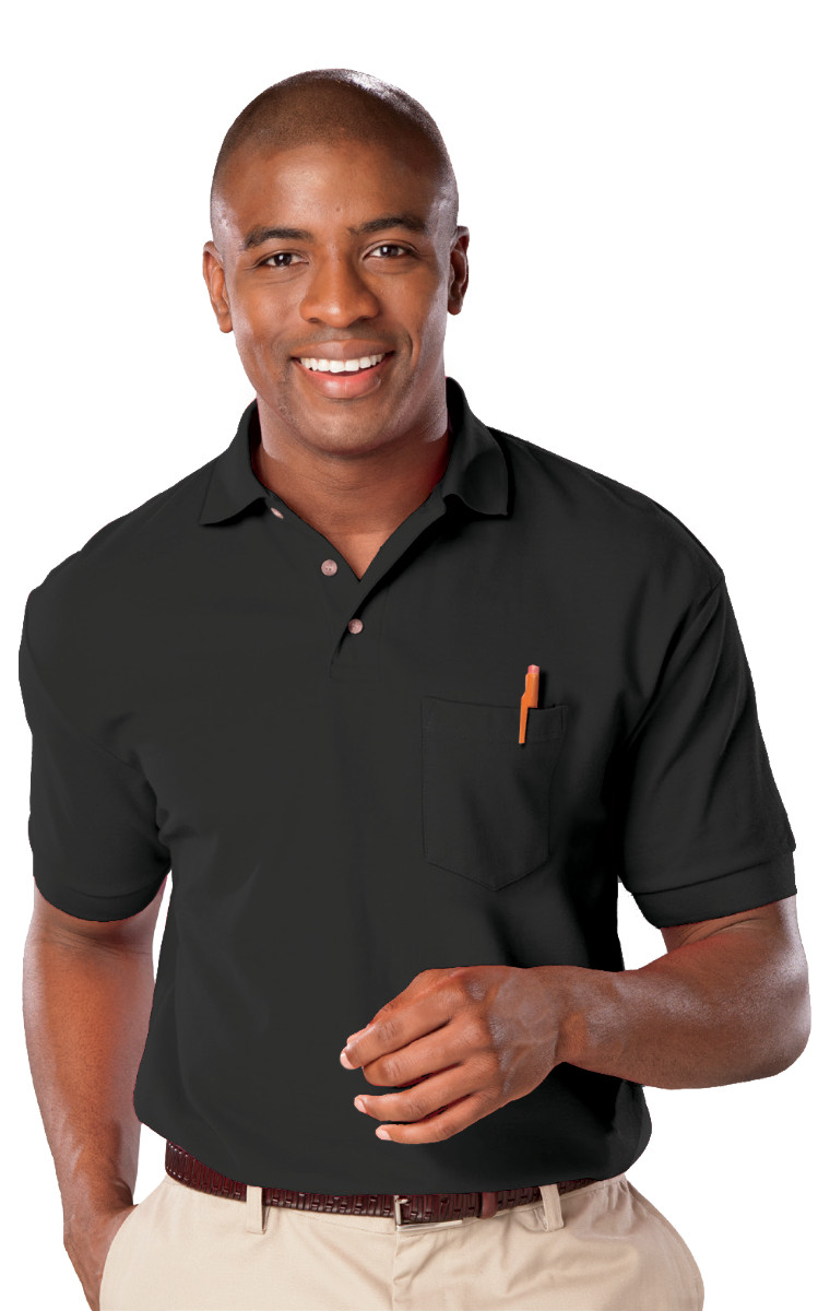 Blue Generation BG7206 Adult Superblend Short Sleeve Pocketed Polo