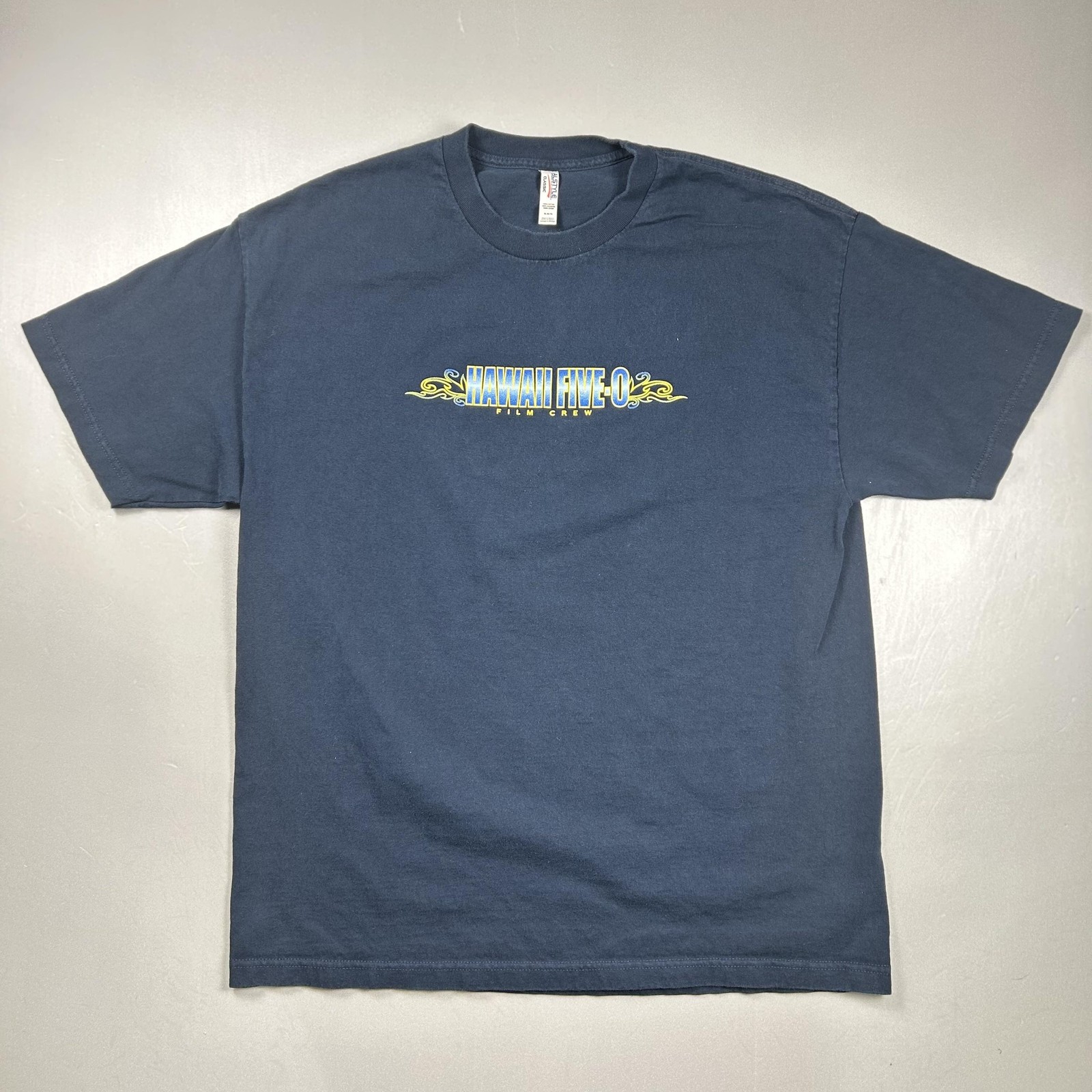 Hawaii Five-O Shirt Mens XL Blue Alstyle Film Crew TV Show Graphic Tee Dano gallery