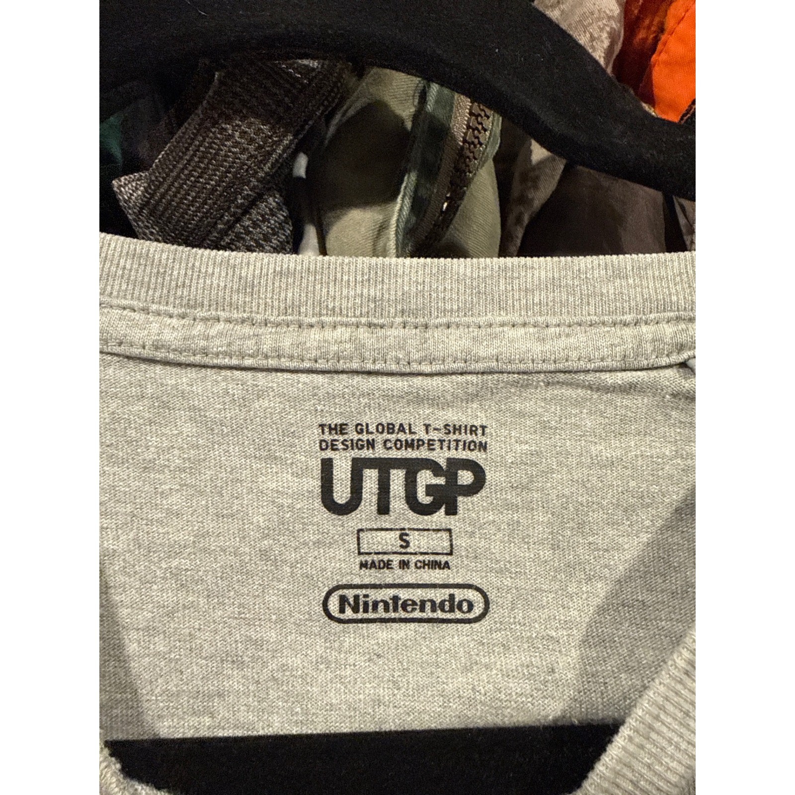 Uniqlo UTGP 2017 Nintendo Pokemon Pikachu Pixel Graphic T-Shirt Gray Small gallery