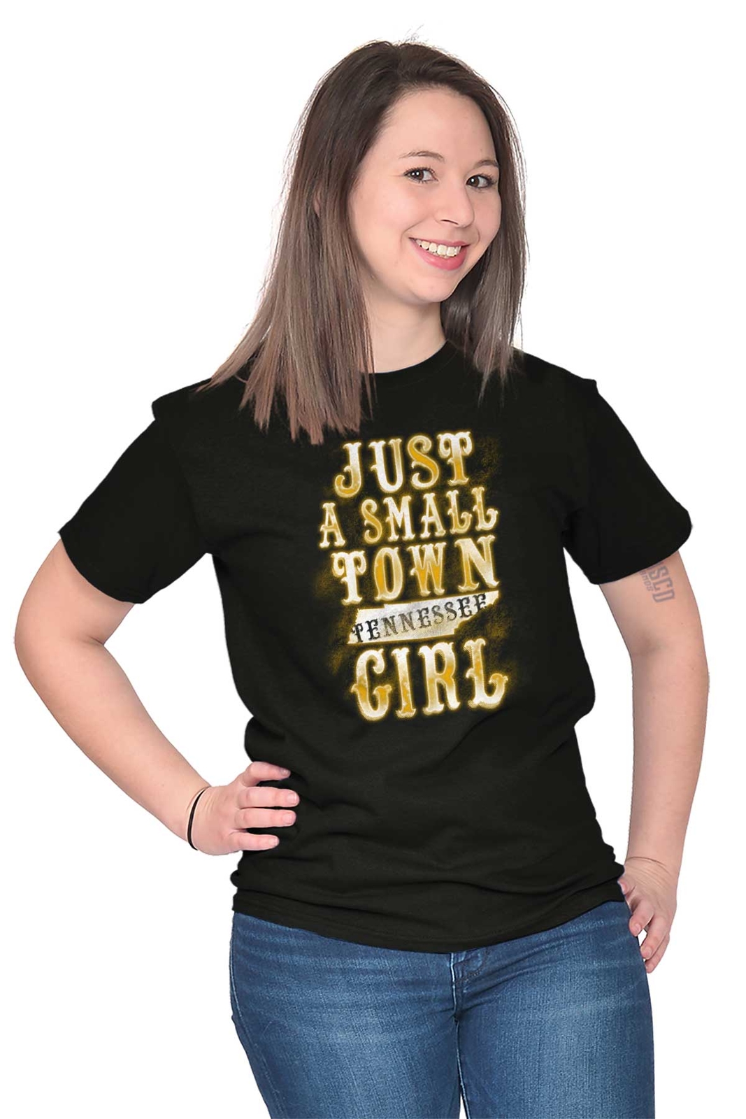 Small Town Tennessee Girl Southern Vacation Womens or Mens Crewneck T Shirt Tee gallery