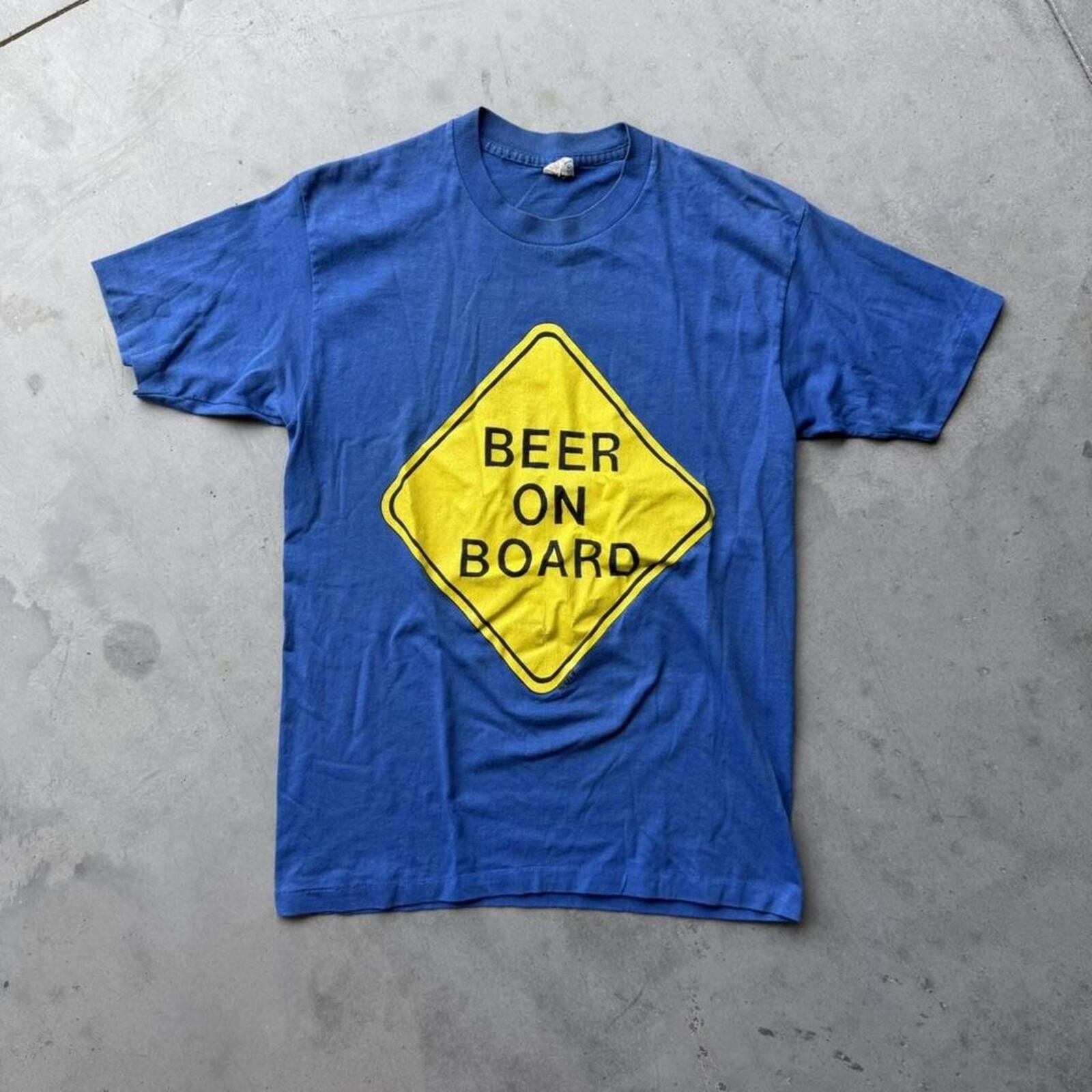 Vintage 80s “Beer On Board” Single Stitch T-Shirt gallery