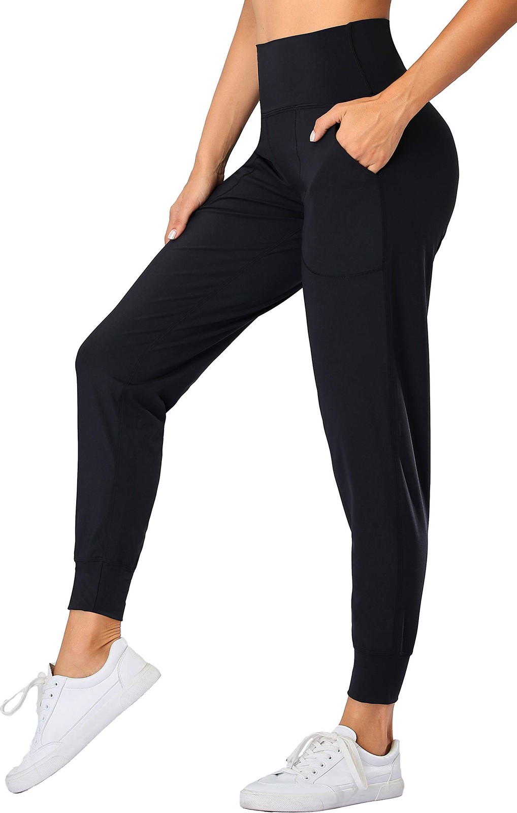 Women's High Waist Yoga Joggers with Pockets Sport Workout Sweatpants Comfy gallery