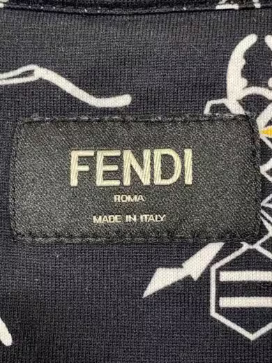FENDI T-shirt / M / Cotton / Black / All-over print / FY0895 A3LH gallery