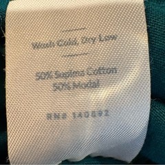 Marine Layer Teal Long Sleeve Tee Men’s Size XL Supima Cotton Modal Blend