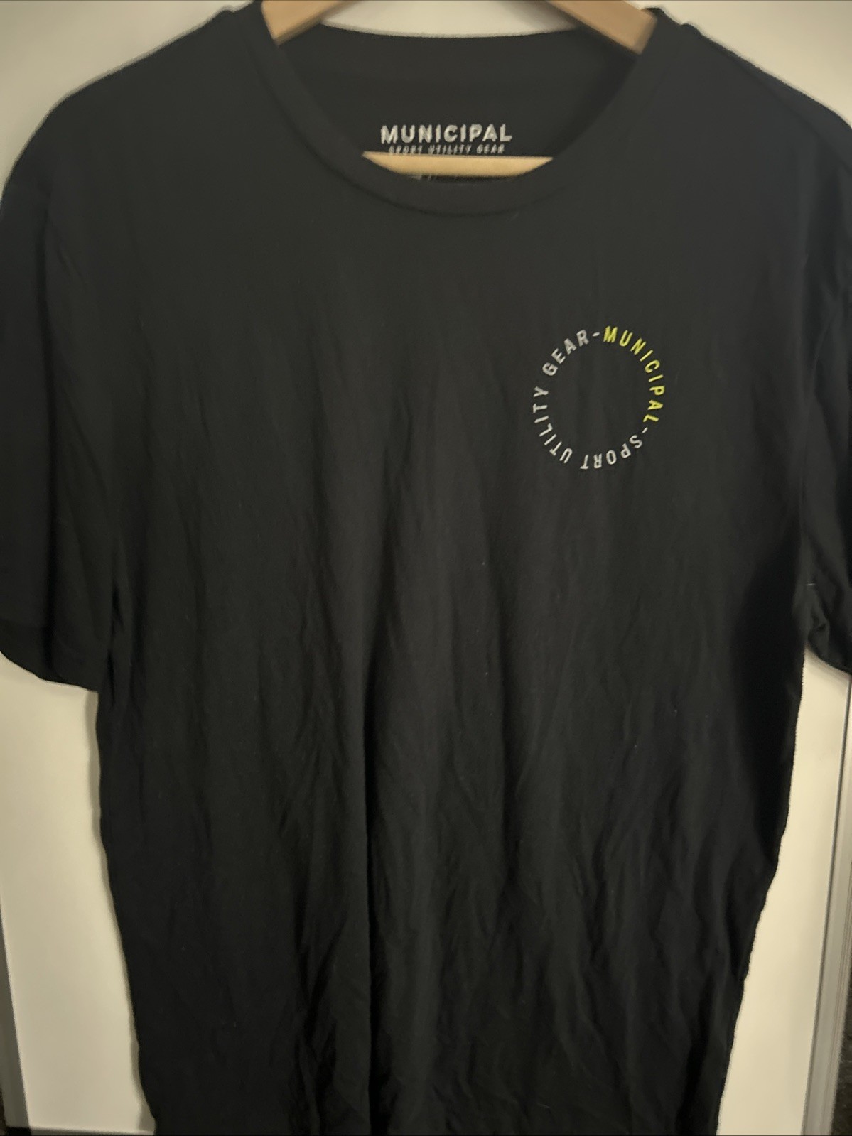 Municipal Sports Utility Gear T-Shirt, Large With Front And Back Logo gallery