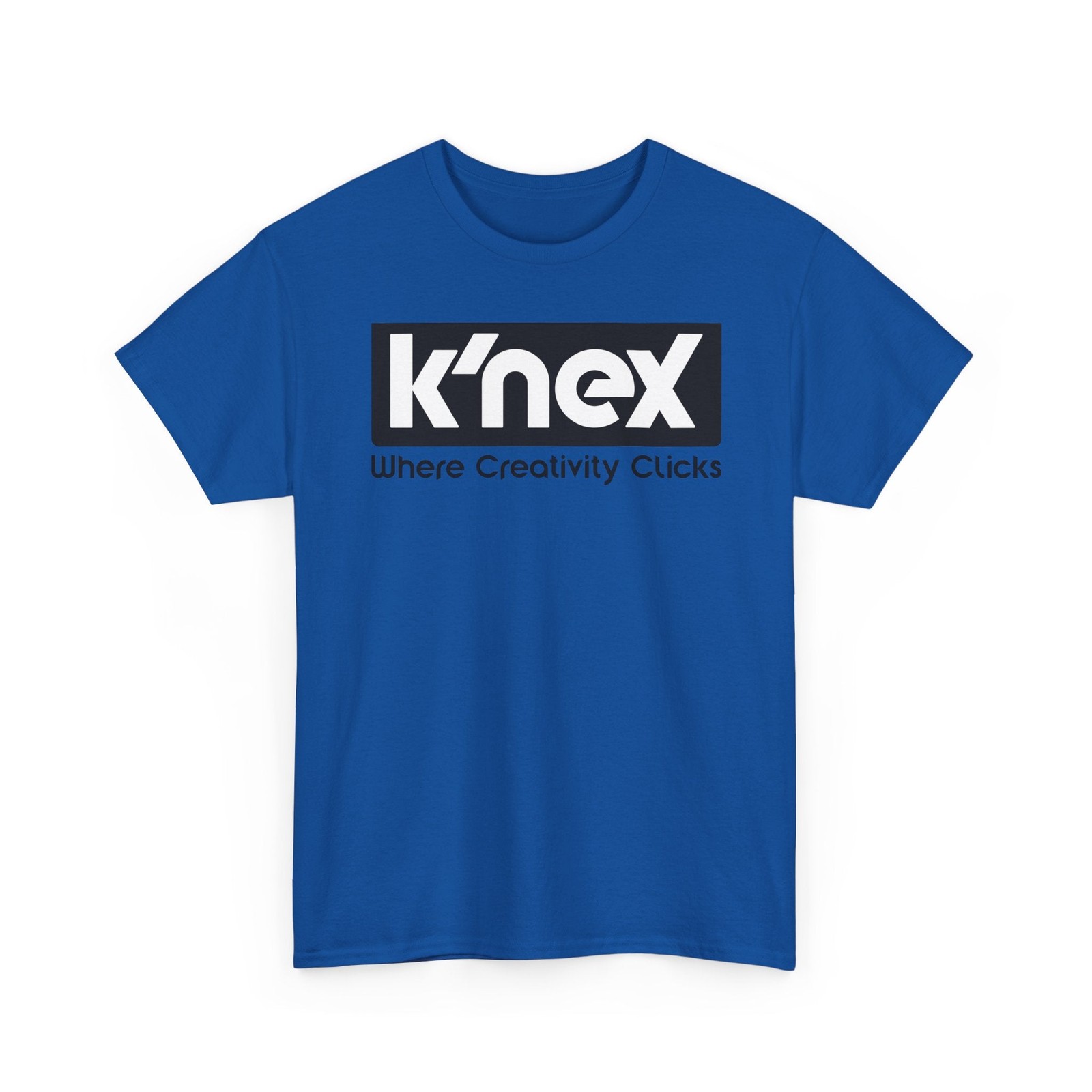 K'NEX Defunct Building Toys T-Shirt Where Creativity Clicks Construction Set Tee gallery